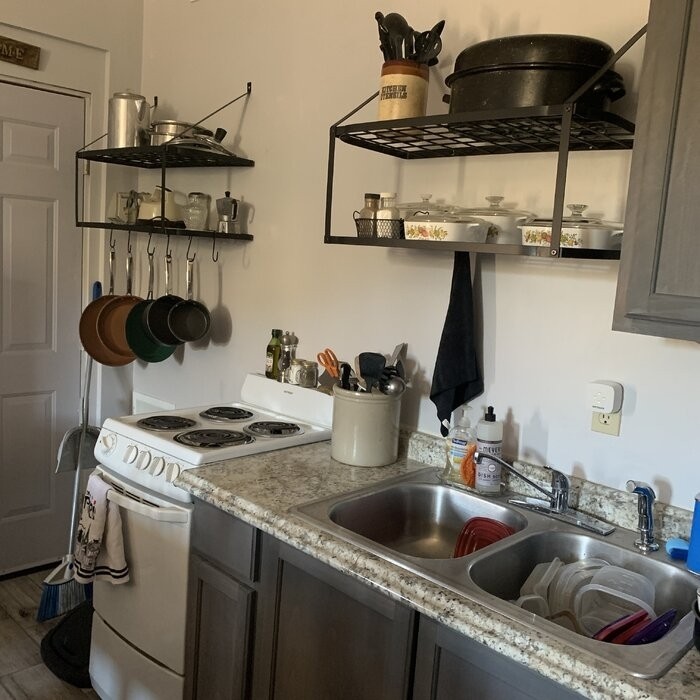 Wall Mounted Pot Rack