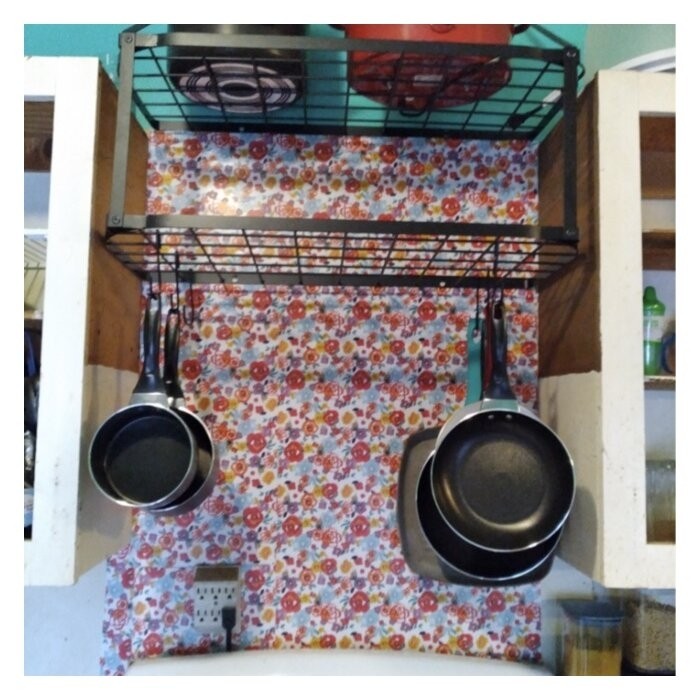 Wall Mounted Pot Rack