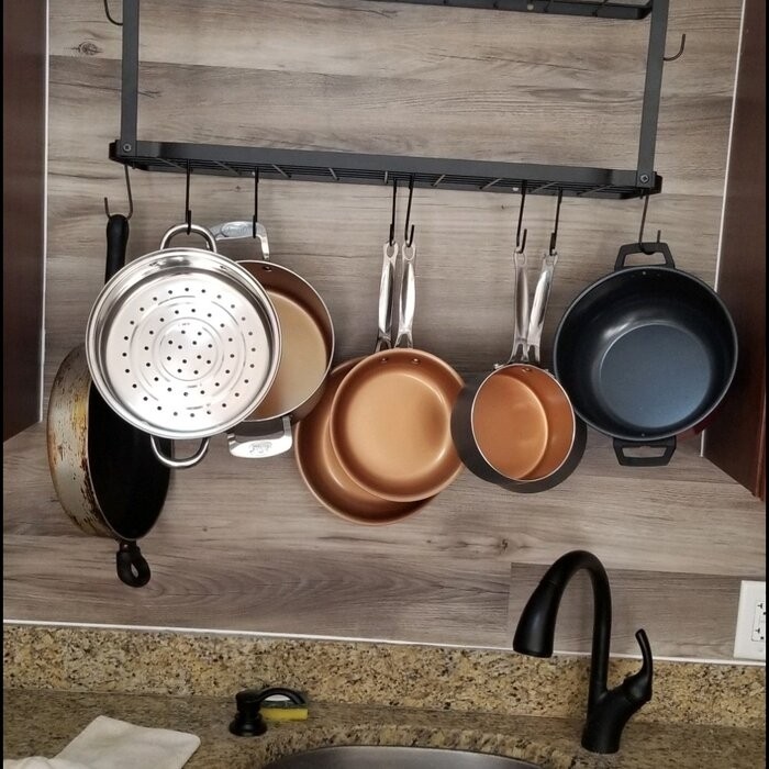 Wall Mounted Pot Rack