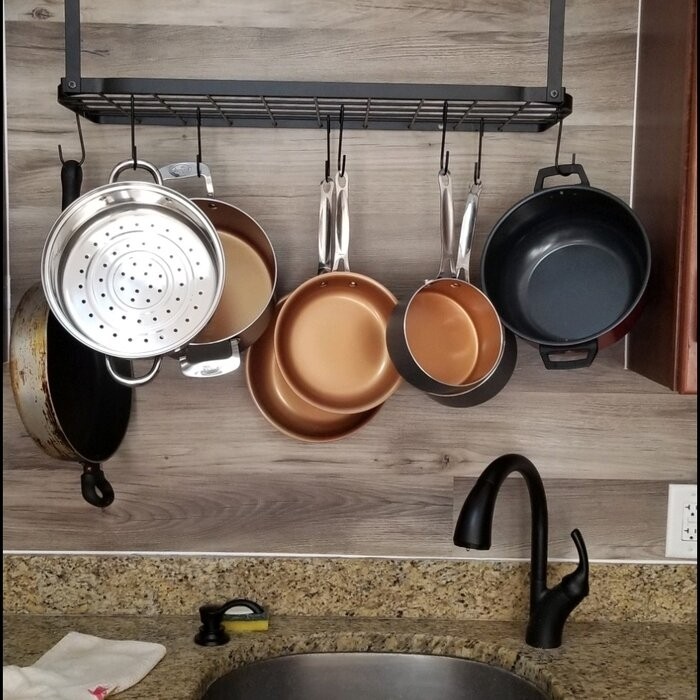Wall Mounted Pot Rack