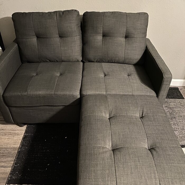 Wetherby 52" Wide Reversible Modular Sofa & Chaise with Ottoman
