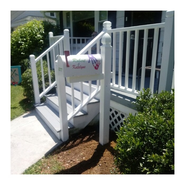 Whitley 6" W x 57" H Surface Mount Decorative Post