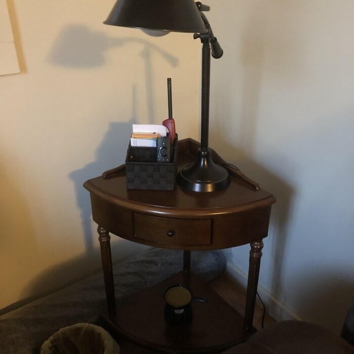 Wilfredo 30.5'' Tall 3 Legs End Table with Storage
