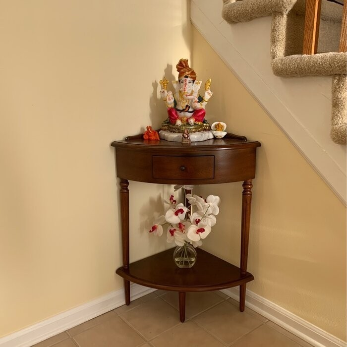 Wilfredo 30.5'' Tall 3 Legs End Table with Storage