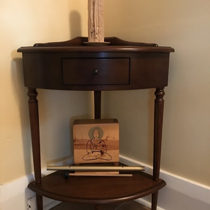 Wilfredo 30.5'' Tall 3 Legs End Table with Storage