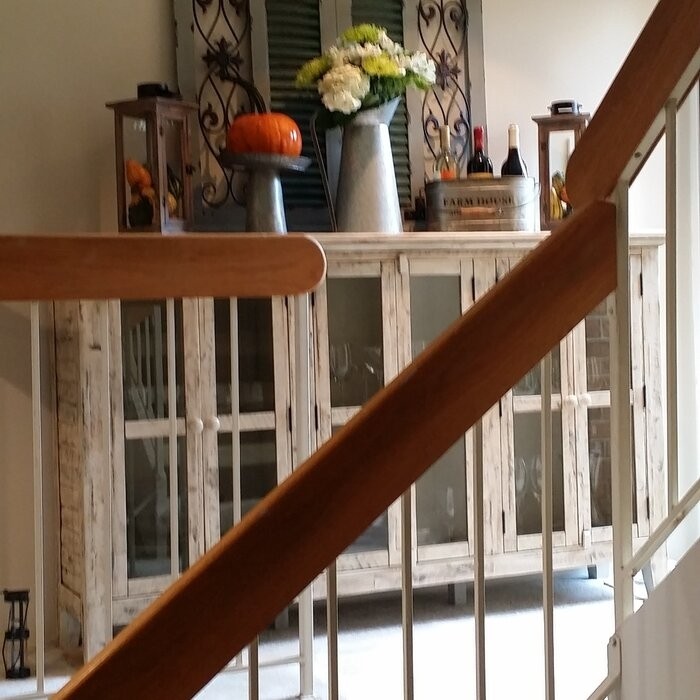 Window Rustic Wood and Metal Wall Decor
