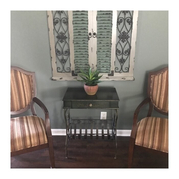 Window Rustic Wood and Metal Wall Decor