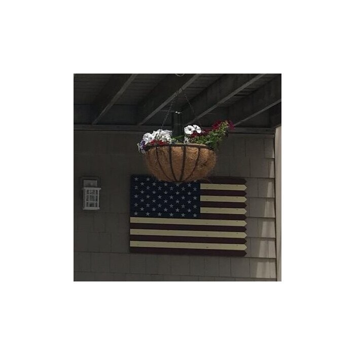 Wooden Americana Flag Wall Décor