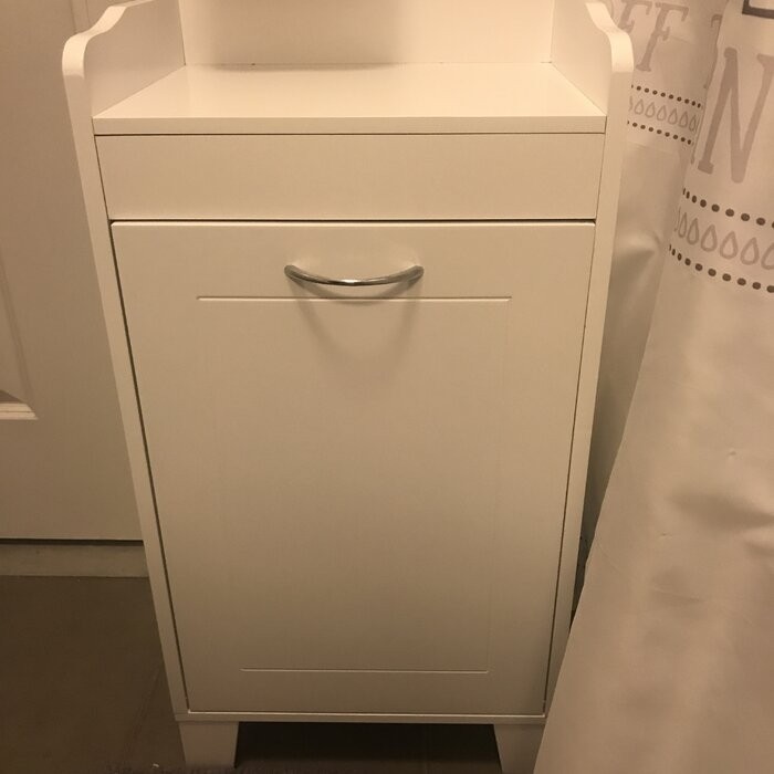 Wooden Bathroom Cabinet Laundry Hamper