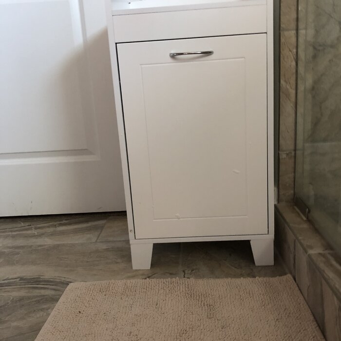 Wooden Bathroom Cabinet Laundry Hamper