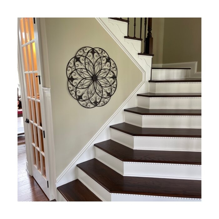 Wrought Iron Floral Wall Décor
