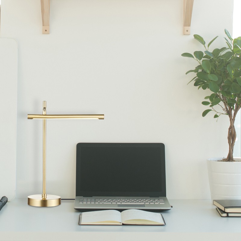 15'' Brass Desk Lamp