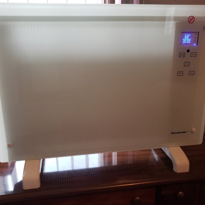 1500 Watt With Remote Control And Led Touch Button, Free Standing Electric Convection Panel Heater