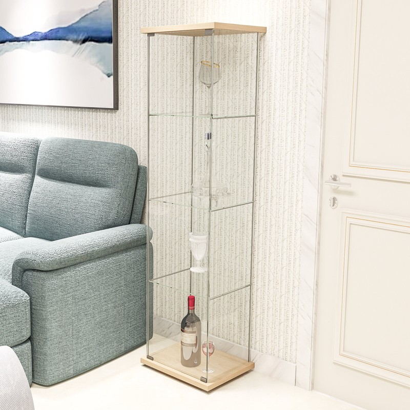 16.9'' Wide Curio Cabinet