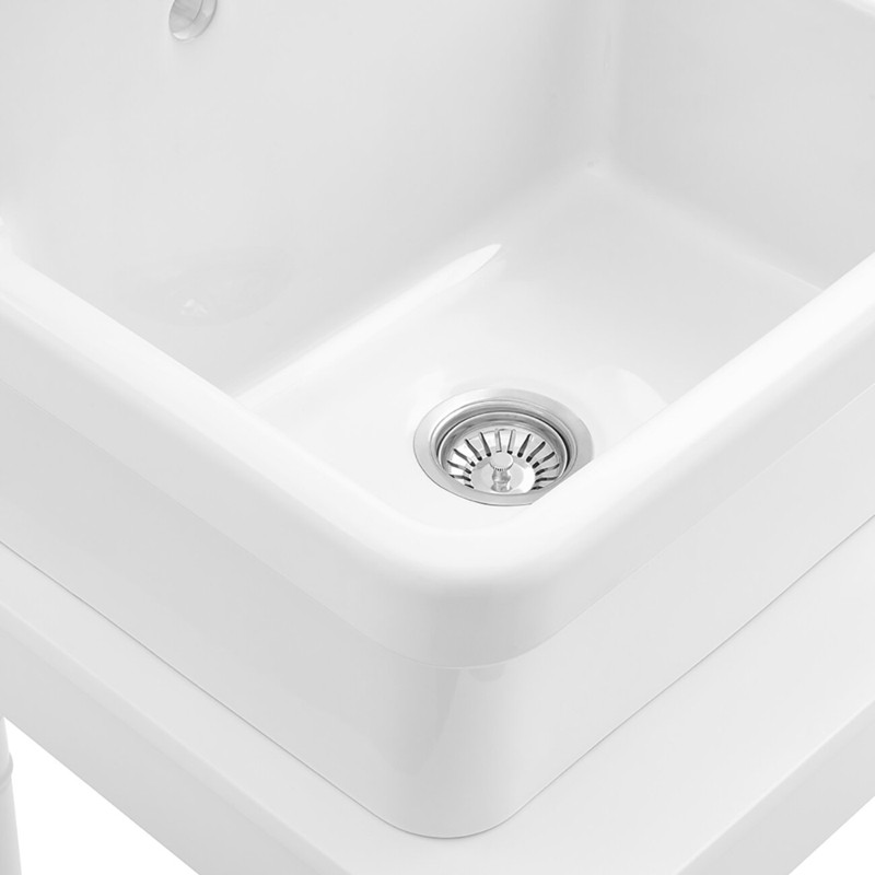 18.98'' L x 23.98'' W Wall Mount Laundry Sink