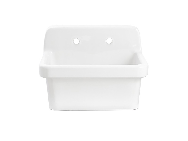 18.98'' L x 23.98'' W Wall Mount Laundry Sink