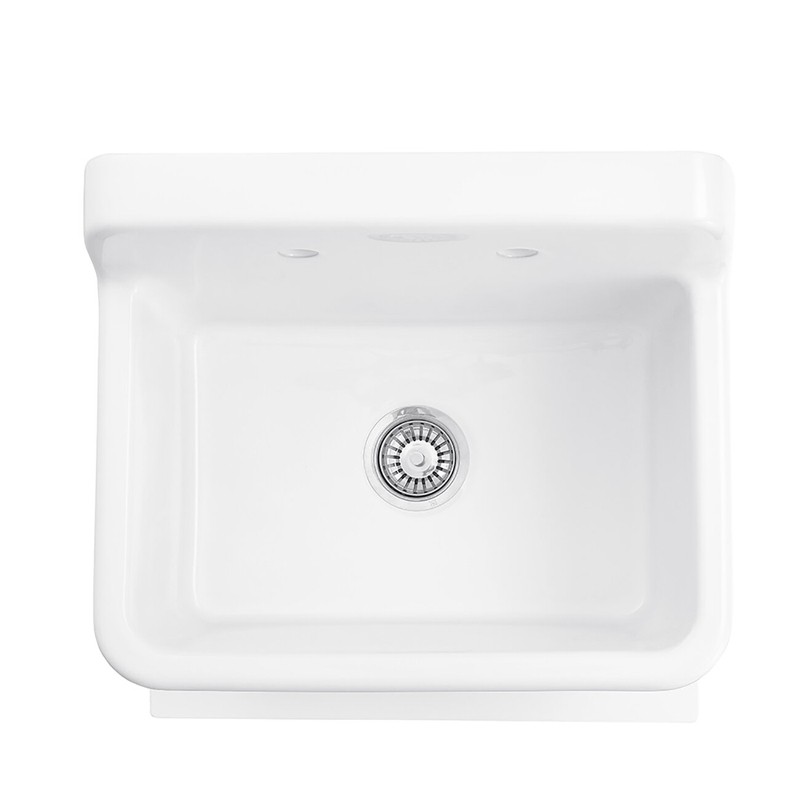 18.98'' L x 23.98'' W Wall Mount Laundry Sink