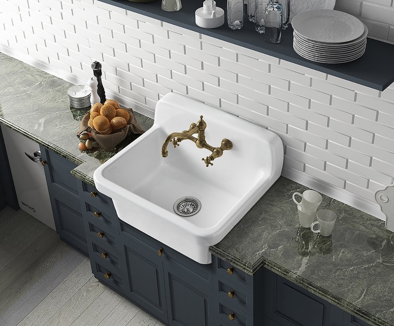 18.98'' L x 23.98'' W Wall Mount Laundry Sink