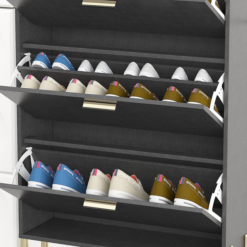 18 Pair Shoe Storage Cabinet