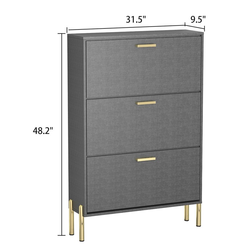 18 Pair Shoe Storage Cabinet