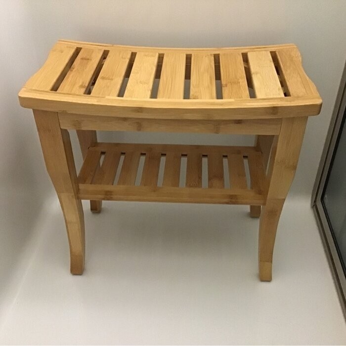 19'' W Bamboo Shower Bench