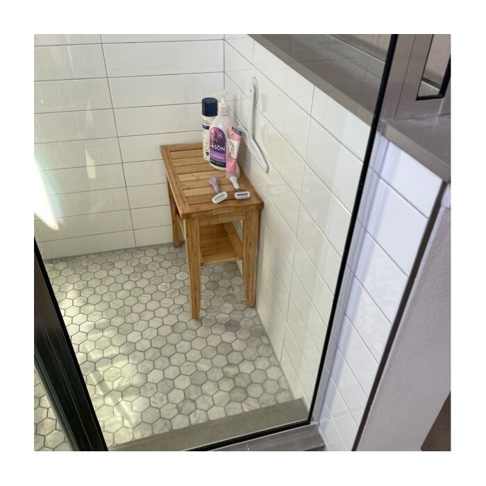 19'' W Bamboo Shower Bench