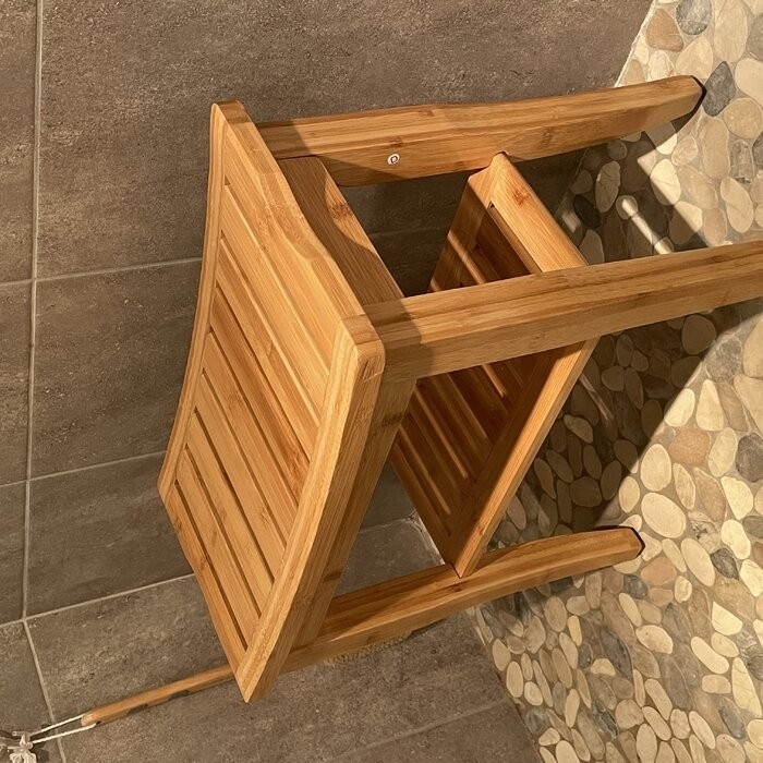 19'' W Bamboo Shower Bench