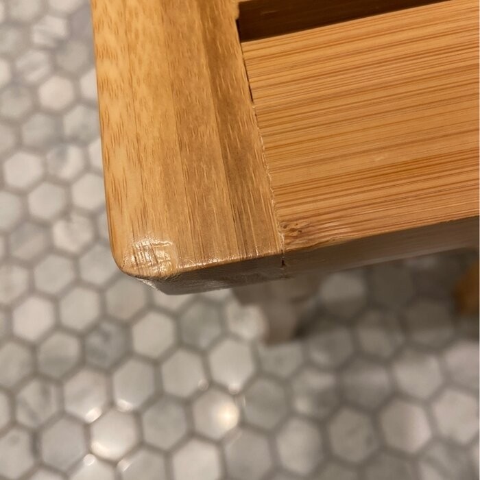 19'' W Bamboo Shower Bench