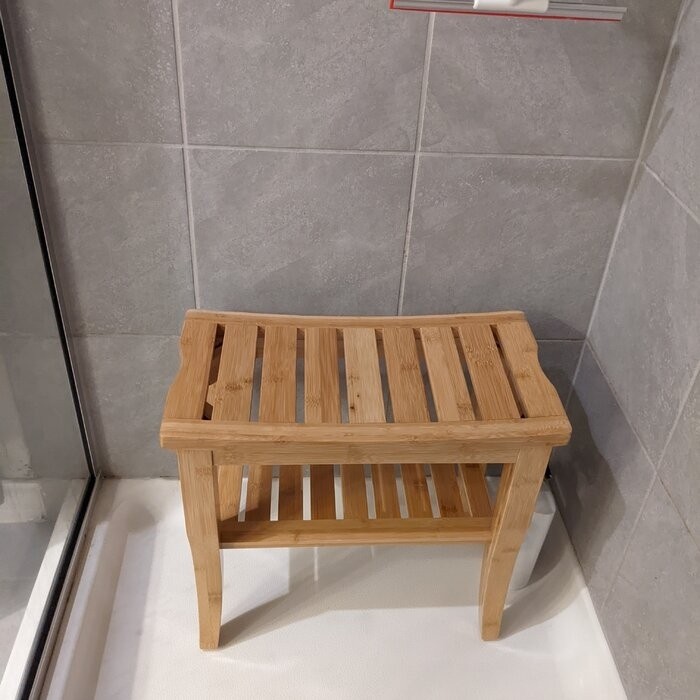 19'' W Bamboo Shower Bench