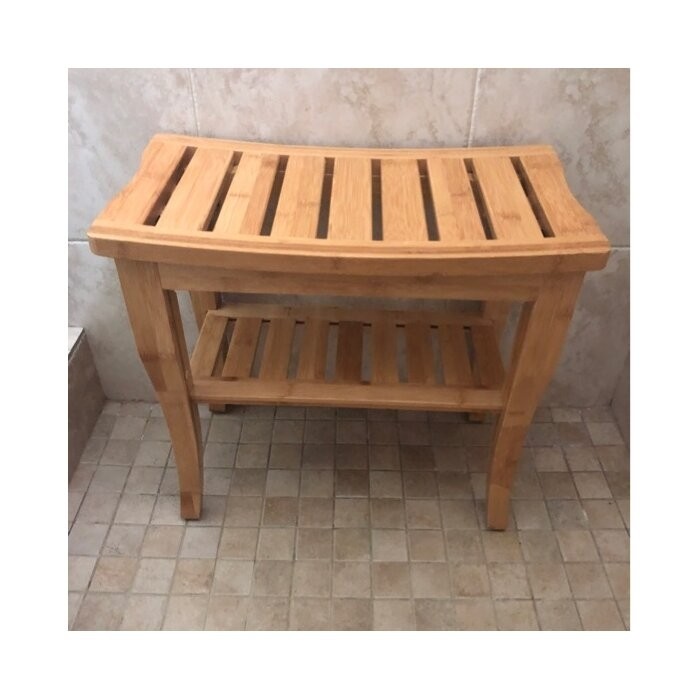 19'' W Bamboo Shower Bench