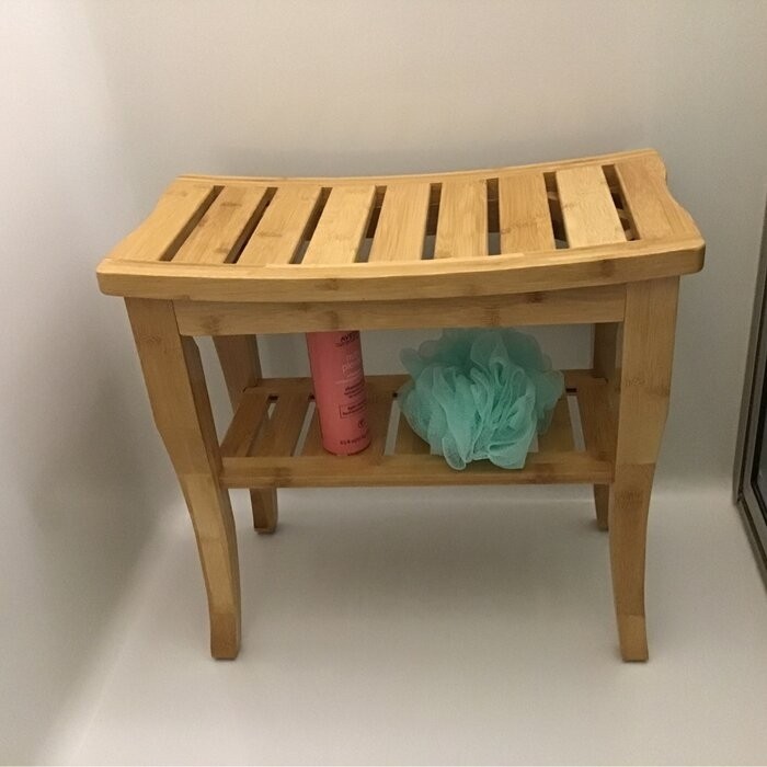 19'' W Bamboo Shower Bench