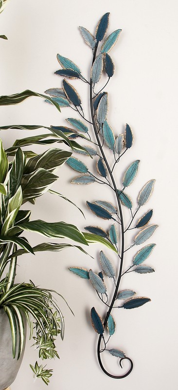 2 Piece Metal Leaf Wall Décor Set
