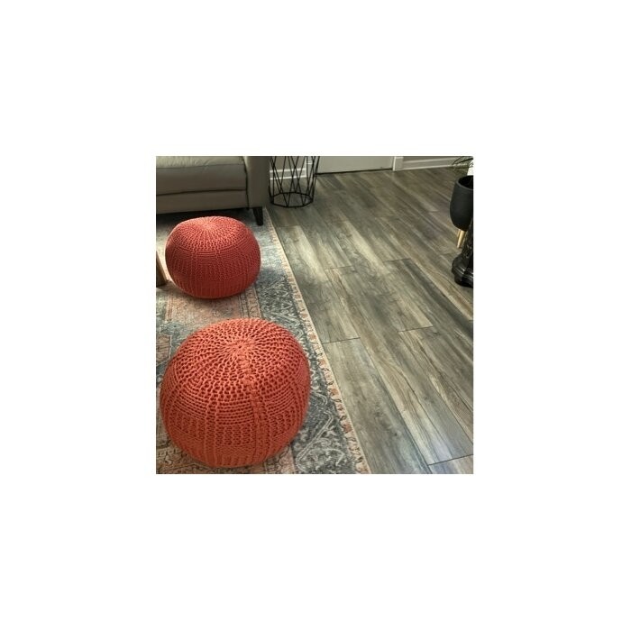 20'' Wide Round Pouf Ottoman