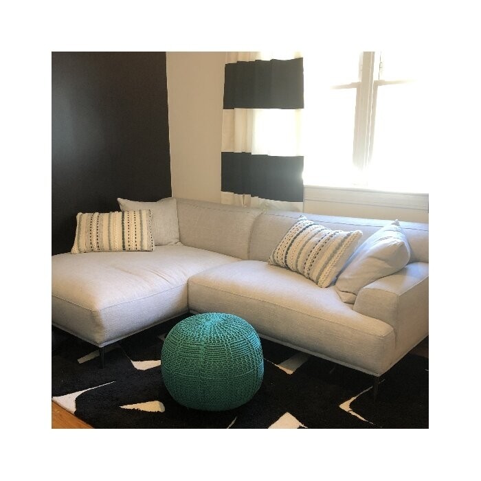 20'' Wide Round Pouf Ottoman