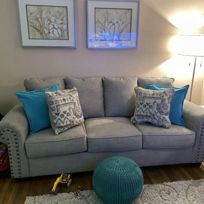 20'' Wide Round Pouf Ottoman