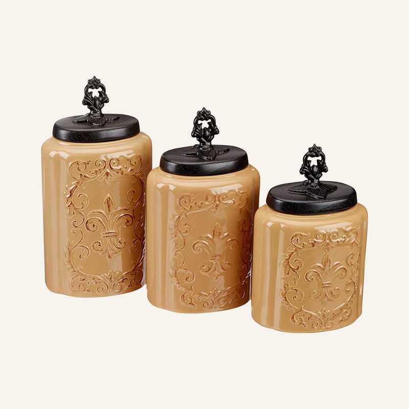 3 Piece Kitchen Canister Set