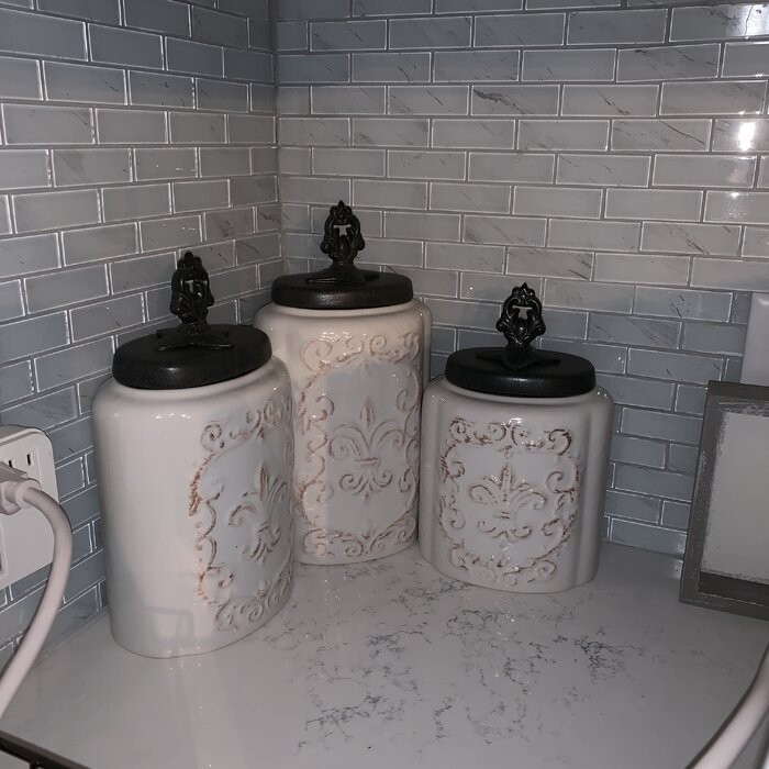 3 Piece Kitchen Canister Set