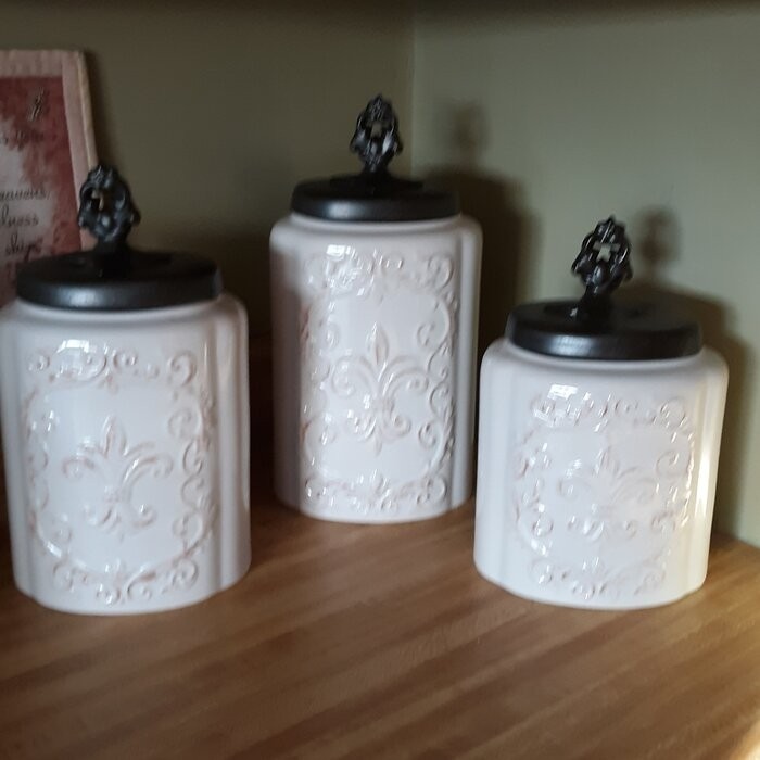 3 Piece Kitchen Canister Set