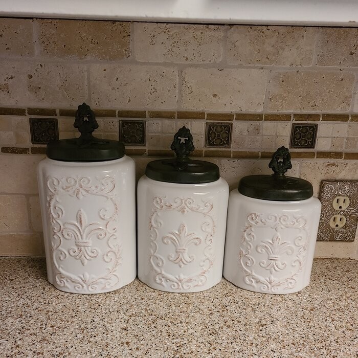 3 Piece Kitchen Canister Set