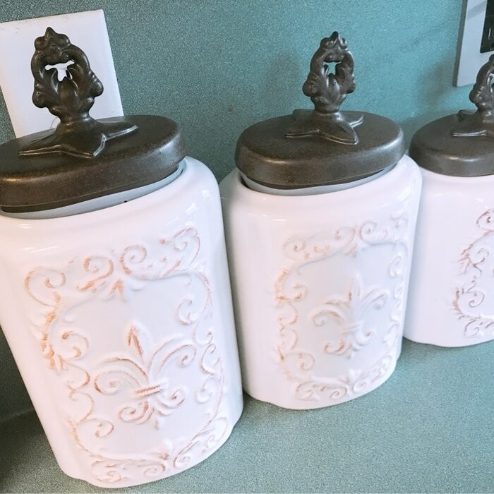 3 Piece Kitchen Canister Set