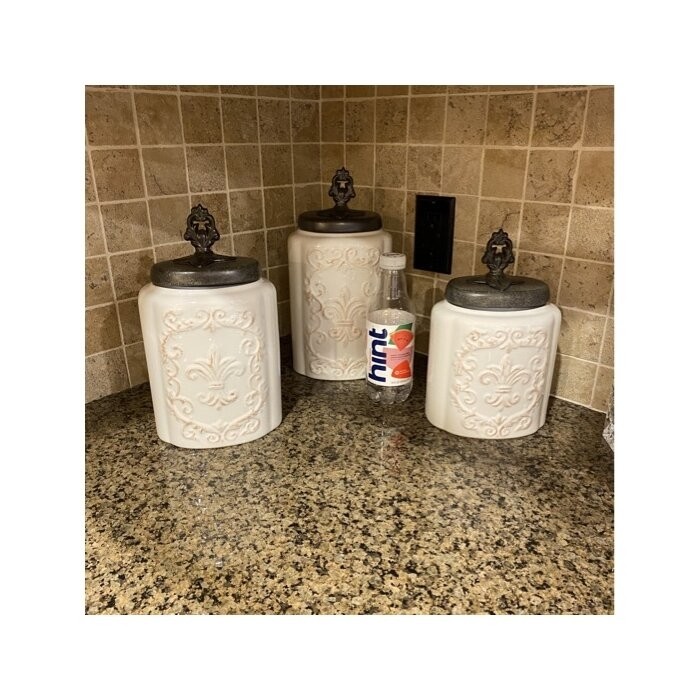 3 Piece Kitchen Canister Set