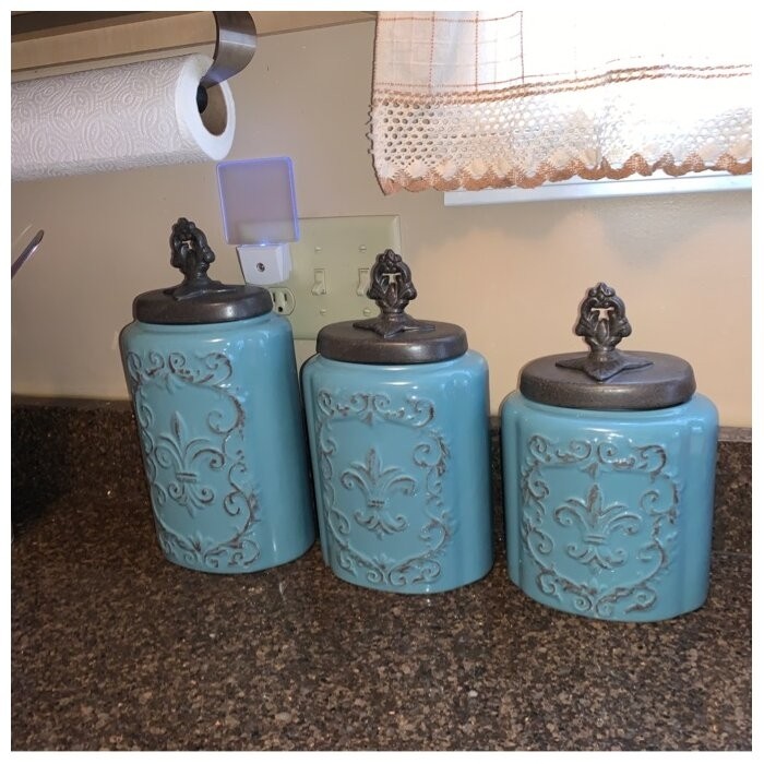 3 Piece Kitchen Canister Set