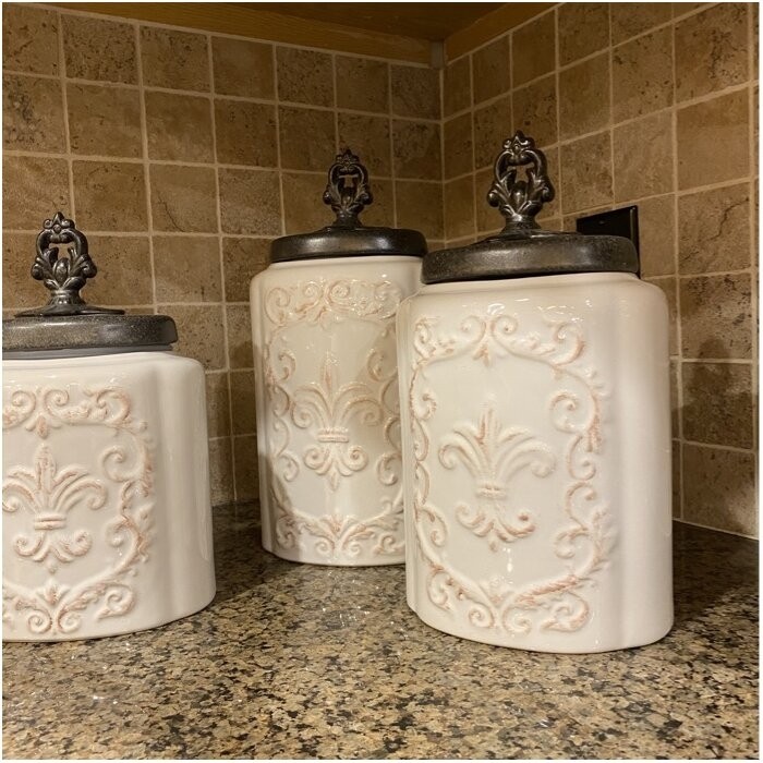 3 Piece Kitchen Canister Set