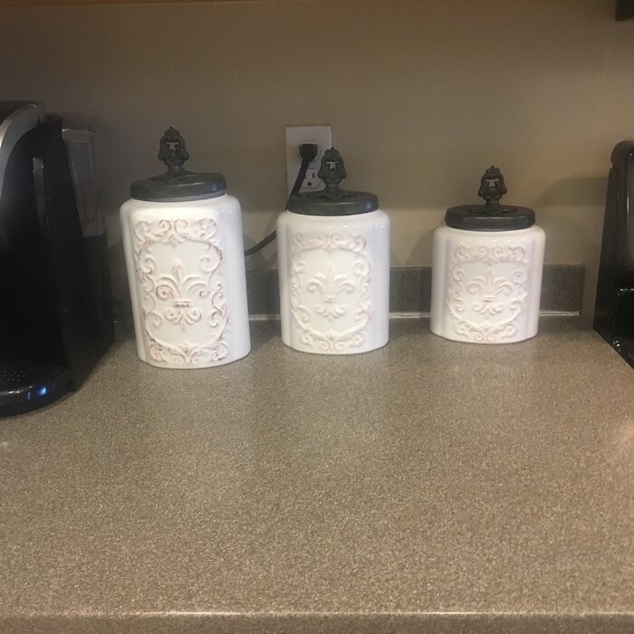 3 Piece Kitchen Canister Set