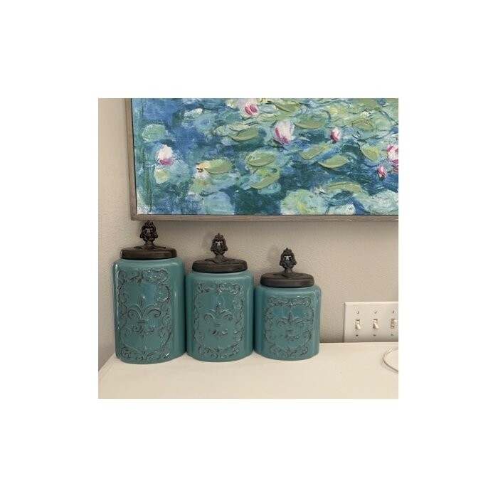 3 Piece Kitchen Canister Set