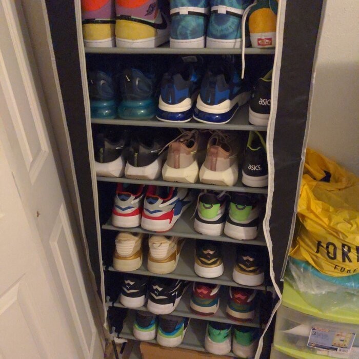 30 Pair Shoe Storage Cabinet