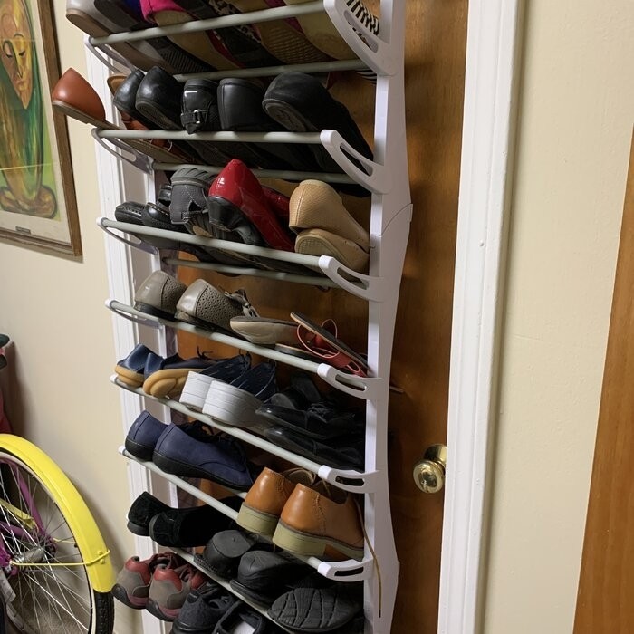 Door Hanging Tall Slim Shoe Rack - Foter