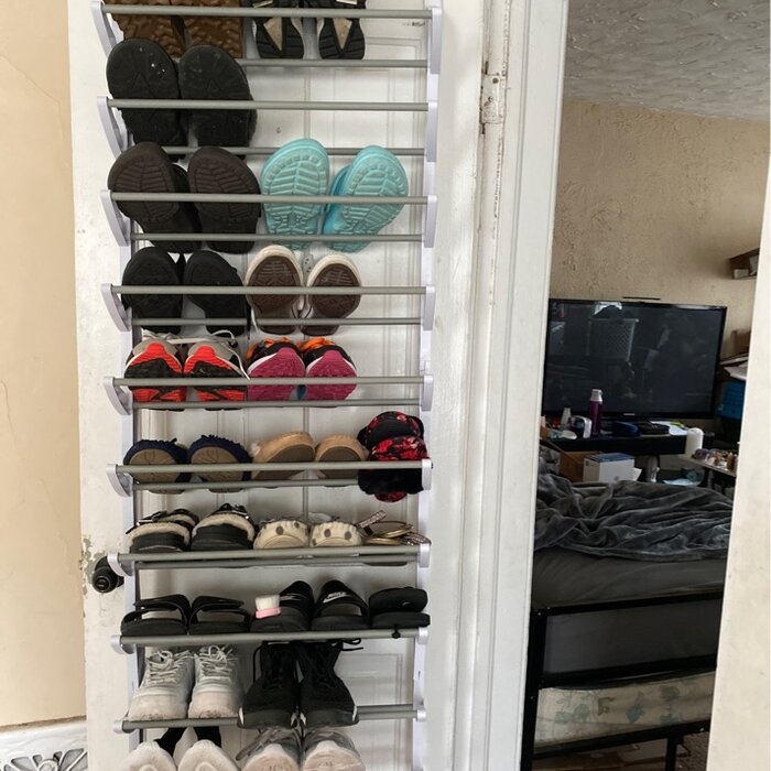 Door Hanging Tall Slim Shoe Rack | Foter