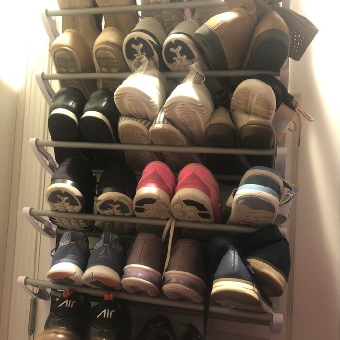 Door Hanging Tall Slim Shoe Rack - Foter