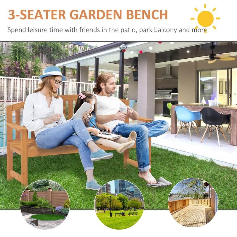 Wooden Bench With Back - Ideas on Foter